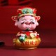 thumbnail image 1 of Traditional Chinese Figurine Statue Crafts Sculpture Good Luck Feng Shui for Spring Festival New Year Home Ornaments Decorations D Macarena Estatua de estatuilla, 1 of 8