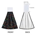 thumbnail image 3 of Haosy 2 Pack Kitchen Wash Cloths with Hanging Loops Absorbent Absorbent Quick Drying Hand Towels, Color Triangle Lines, 3 of 7