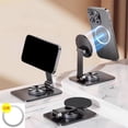 thumbnail image 4 of Soporte Magnético de Escritorio para Teléfono Móvil con Rotación de 360° y Plegable, Compatible con la Mayoría de Smartphones., 4 of 5
