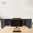 thumbnail image 3 of Loyalheartdy Acoustic Partitionc Privacy Panel Noise Reducing Visual Distractions for Home Office (Anthracite Gray)47.25" x 16", 3 of 12