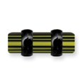 thumbnail image 2 of Designer Non Metal Acrylic Uv Sensitive Layered Plug (Racer Stripes) Mens Colors W Flat Ends Made In China -Jewelry By Sweet Pea Creations, 2 of 2