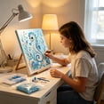 thumbnail image 2 of Clearance Gunhay Ocean Theme Pearl Art DIY Kit DIY Pearl Painting Kit, Ocean Diamond Art for Adults & Beginners, Sparkling Coastal Wall Decor for Ocean Lovers (Seahorse), 2 of 6