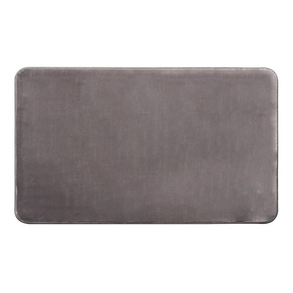 Tapete De Baño Biotrade Mink Plush Gris 40X60 Cm