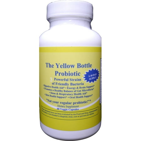 Candida Yeast Issues? Get The Fast Acting Yellow Bottle Probiotic - For those suffering with: digestive problems such as gas & bloating, yeast infections, oral thrush, diarreha &