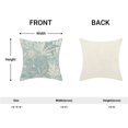 thumbnail image 3 of Summer Pillow Covers 18x18 Set of 2, Beach Coral Starfish Decorative Blue Coastal Throw Pillows Ocean Themed Farmhouse Cushion Outdoor Pillow Covers for Sofa Couch Outdoor Decor, 3 of 6