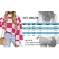 thumbnail image 6 of MOSHU Oversized Sweaters for Women Drop Shoulder Plaid Colorblock Tops Fall Crewneck Pullover Sweater, 6 of 10