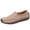 Khaki, variant on Purcolt Womens Faux Suede Loafers Dressy Casual Round Toe Slip On Boat Shoes Comfort Thick Soft Sole Flats Shoes for Walking Work Office