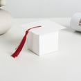 thumbnail image 4 of 30 Cajas de Embalaje de Gorros de Graduación Blancas, Cajas de Regalo, Cajas de Regalo de Cartón, Cajas de Regalo Vacías, Mini Cajas de Dulces, Chocolate, Temporada de Graduación, 4 of 5
