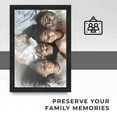 thumbnail image 3 of 21x31 Frame Black Real Wood Picture Frame Width 1.25 inches | Interior Frame Depth 0.5 inches |, 3 of 8