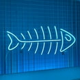 thumbnail image 2 of Glowneon Fish Bone Neon Sign, Animal Long-lasting Wall Art Decor, 2 of 4