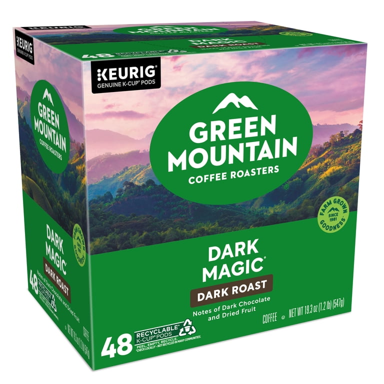 Green Mountain Coffee Roasters, Dark Magic Dark Roast K-Cup Coffee