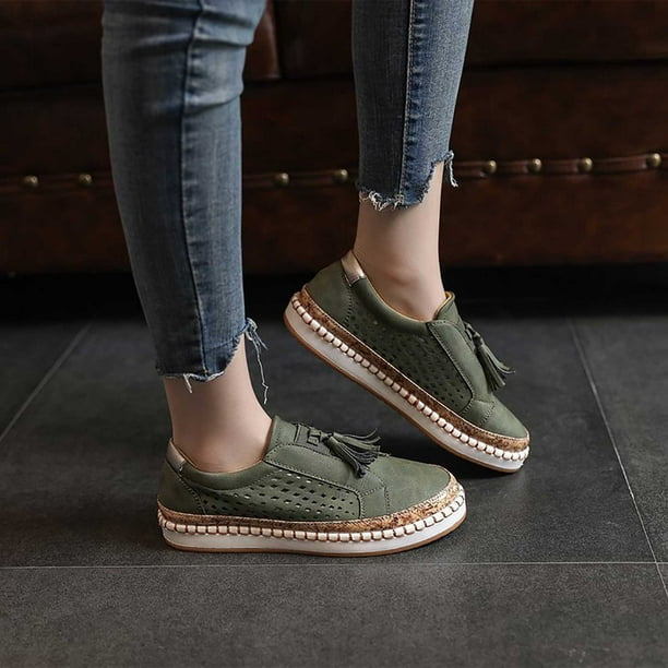 Sandalias de tela elástica de gran tamaño para mujer, zapatos