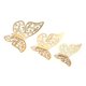 thumbnail image 4 of 12 adhesivos 3D de mariposas para pared, removibles y dorados, ideal para decorar fiestas temáticas, bodas o habitaciones infantiles. ¡Personaliza tu diseño!, 4 of 6