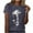 Dark Gray-Shirts, variant on Womens Summer Giraffe Print T-Shirt Funny Crewneck Cute Animal Graphic Tees Casual Short Sleeve Tops Plus Size
