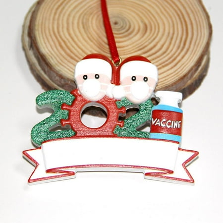 

Christmas Resin Ornaments Christmas Family DIY Handwritten Blessings Snowman Pendants Gift for Friend or Family