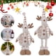 thumbnail image 2 of Decoraciones Muñecas Ygjytge Pierna Larga Papá Noel Esponjoso Navidad, 2 of 9