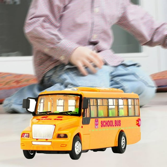 Coche de ingeniería inercial, vehículos de juguete, autobús escolar, juguete de imaginación, coche de fricción, juguete para jardín, hogar, niños y L