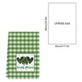 thumbnail image 3 of St. Patrick's Day Clover Kitchen Towels, Shamrock Hand Towels Drying Baking Cooking Cloth, for Farmhouse Irish Spring Kitchen Decor, 18x26 inch, 3 of 6