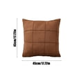 thumbnail image 3 of Fundas de Almohada de Navidad Cojín Trasero de Línea de Funda de Almohada a Rayas Cepilladas,Fibra de Poliéster 45x45cm para Sofá Dormitorio,Fundas de Almohada con Cremallera, 3 of 6