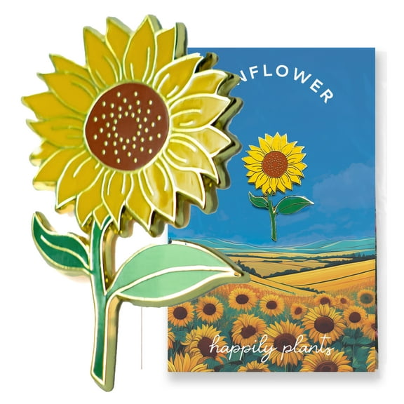 Sunflower Lapel Pin Brooch, Sunflower Gifts Women, Sunflower Accessories for Backpack
