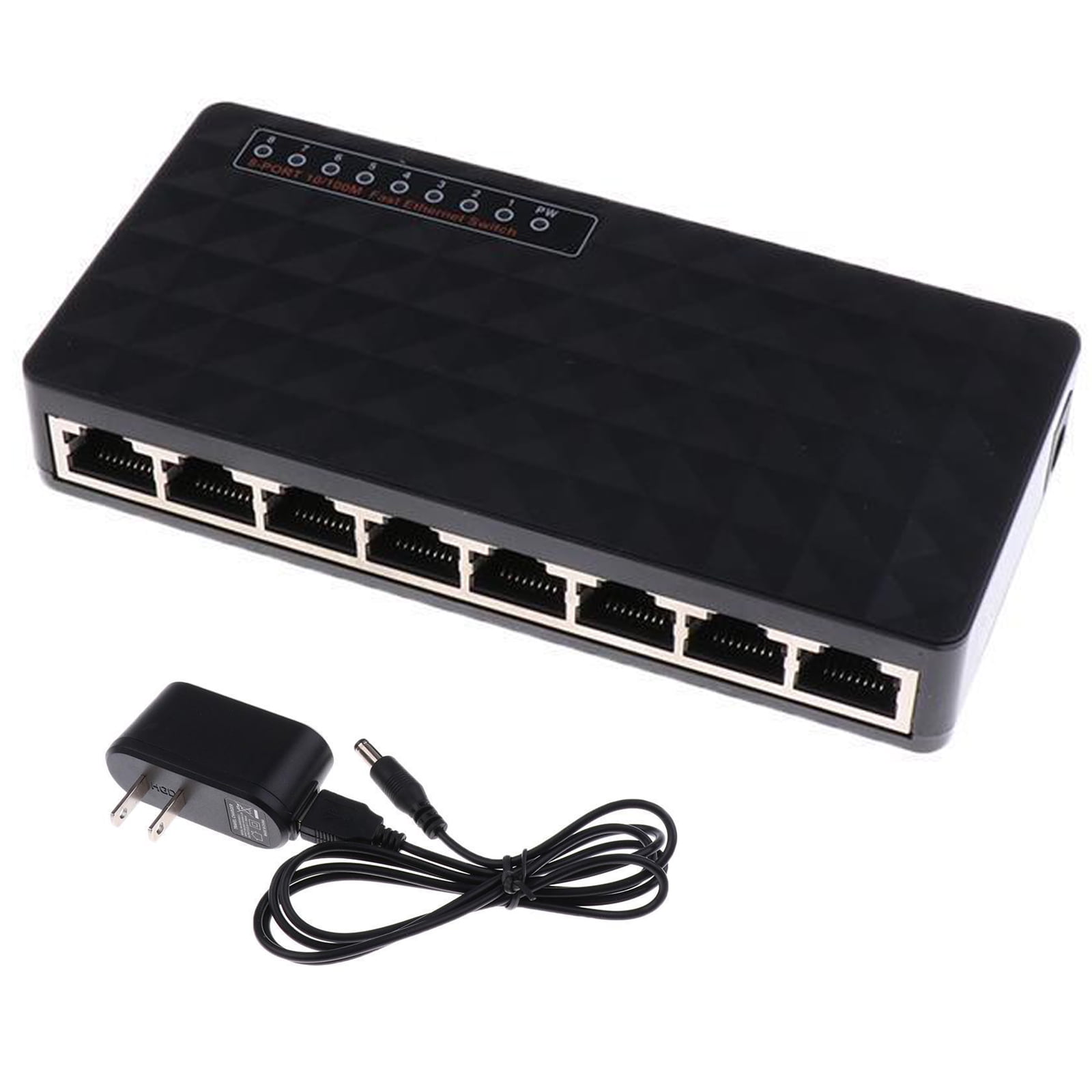 Ethernet Network Switch Box CAT 5 CAT 6 Network RJ45 Hub 5 Port, 10//100//1000