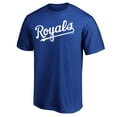 thumbnail image 2 of Men's Royal Kansas City Royals Official Team Wordmark T-Shirt, 2 of 3