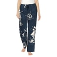 thumbnail image 1 of Balery Vintage Marine Pantalones de pijama para mujer, pijamas ultraligeros, pantalones de estar por casa-3X-Large, 1 of 6