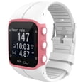 thumbnail image 2 of Sywqhk Correa de pulsera de silicona para reloj Polar M400 M430 (blanco L), 2 of 3