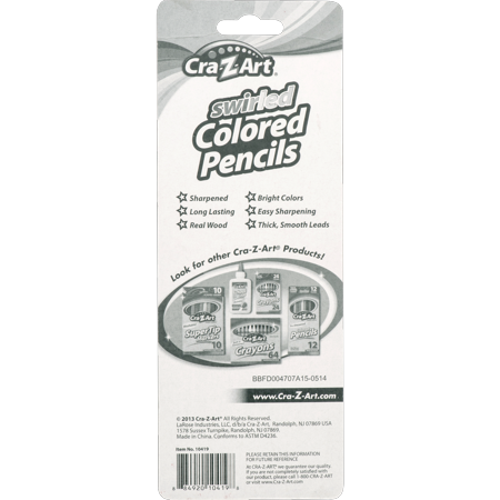 Cra-Z-Art - Colored pencil - assorted colors (pack of 5)