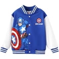 thumbnail image 1 of Chaqueta Varsity Captain America de Disney para niños de 8 a 9 años, 1 of 7