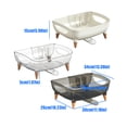 thumbnail image 3 of Drying Rack With Tilted Designs And Removable Utensils Holder Tableware Organizers For Countertop Or Sink, 3 of 9
