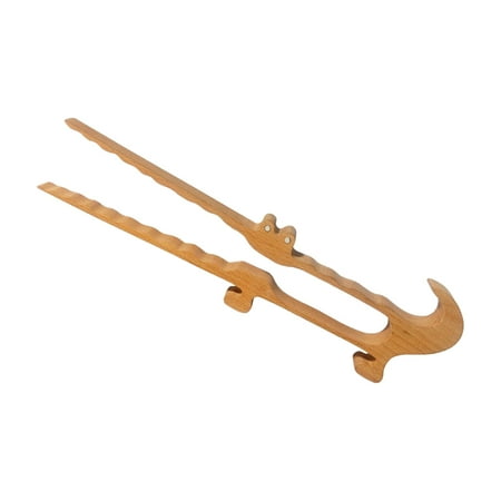 AOKAILA Wooden Tongs for Cooking Kitchen Tongs 11-Inch Kitchen Gadgets Serving Tools Bacon Tweezers with Magnet for Breakfast Cooking Bagel Cake Muffin Bread honest