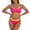 COLOR BLOCK, variant on JIAYUE Women Swimsuit Sets Racerback Scoop Neck Color Block Bandeau Two Piece Bathing Ruched Tankini Sleeveless Resort Female Swimwear