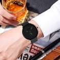 thumbnail image 4 of Resicozy Watches for Men Casual Quartz Sports Watches Fashion Round Dial Watch with Mesh Strap Green, 4 of 6