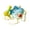 A007- Clear (Shark), variant on Backpack Water Gun, Cartoon Penguin 2000Ml Water Gun for Student, Water Gun with Backpack Tank, Outdoor Water Toys for Student, Lightweight 11X9.5X3 in Water Blaster with