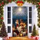 thumbnail image 1 of Arco de puerta navideño de 6,56 x 2,95 pies para decorar fiestas navideñas., 1 of 6