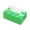 Green, variant on Building Blocks Tissue Box Holder, Creative Plastic Tissue Cover with Slide-Out Bottom, Universal Size for Standard/Large Rectangular Tissues for Home, Bathroom, Car, Desk