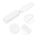thumbnail image 4 of Unique Bargains 4 Pcs Fingernail Cleaner Nail Brush Fingernail Cleaning Tools Manicure Brush with Plastic Handle White, 4 of 8