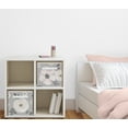 thumbnail image 2 of Watercolor Floral Grey Fabric Storage Bins (Set of 2) by Sweet Jojo Designs, 2 of 3