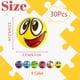 thumbnail image 2 of 30 bolas antiestrés faciales de 2,5 pulgadas, divertidas bolas para apretar la cara, bolas de espuma para apretar emociones, bolas suaves de espuma de poliuretano para aliviar el estrés en la muñeca y, 2 of 5