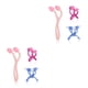 thumbnail image 4 of Vogacara 3 unids / set mujeres puente de elevación de nariz Clip de enderezamiento plancha de plástico moldeadora masajeador instrumento de belleza para Un tipo 2piezas Vogacara CBP164608, 4 of 5