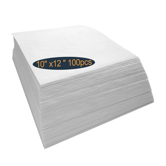 HimaPro Cut Away Embroidery Stabilizer Backing 2.5oz Medium Weight 10"x12" Cutaway Stabilizer for Machine Embroidery Precut 100pcs - 100% Polyester -Great for 5" x 7" Hoops