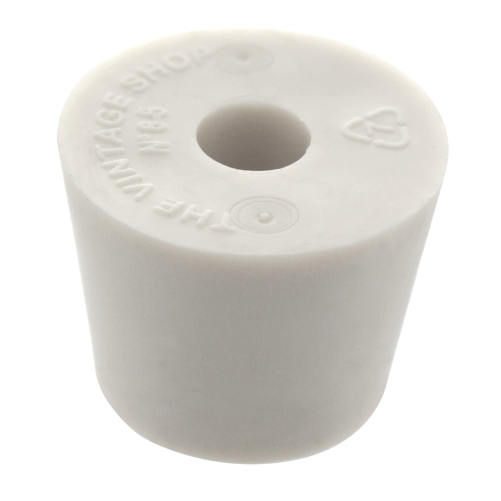 1 X Rubber Stopper Size 6.5 Drilled