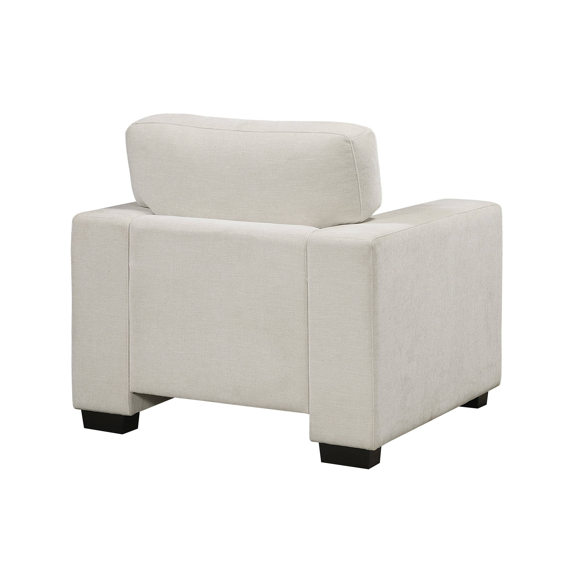OakvillePark Tivaro Chenille Chair with 1 Pillow, Beige