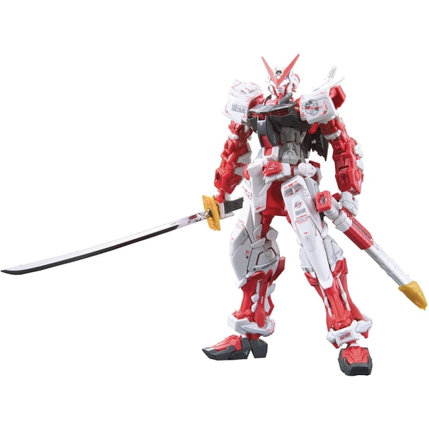 Kit de maquetas Bandai Hobby RG 1/144 Mbf-P02 Gundam Astray con marco rojo