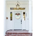 thumbnail image 2 of The First Noel Front Door Sign Funny Wreaths Hanging Wooden Plaque Decoration Round Rustic Wood Farmhouse Porch Decor for Home Front Door Decor, 12 x 12 Inch, 2 of 5