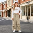 thumbnail image 2 of Kogui Clothes for Girls Girls Clothes Set Shirt Top and Pants Kids 3 Piece Outfits for School Casual Size 7-8 (Brown,7-8 Years), 2 of 9
