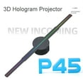 thumbnail image 3 of 3D Hologram Projector Advertising Display Fan Wall-mounted Player 3D Naked Eye HD LED Photo Video Fan with 266pcs LED Beads Remote Control Sign Display for Business Shop Store Bars, 3 of 7