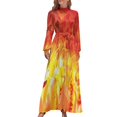 thumbnail image 1 of Phoenix Robe Longue des Flammes Robe de Fée Robe Longue Femmes Longue, 1 of 5