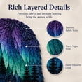thumbnail image 6 of Northern Lights Wildlife DIY Patchwork Kit, Creative Fabric Craft Sewing Kit for Adults, Handmade Home Decor Project, Relaxing DIY Art Activity, Unique Gift for Craft Lovers (Lynx), 6 of 8